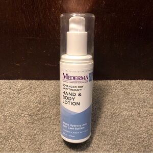 Mederma AG Advanced Dry Skin Therapy Hand & Body Lotion Alpha Hydroxy Acid 6oz